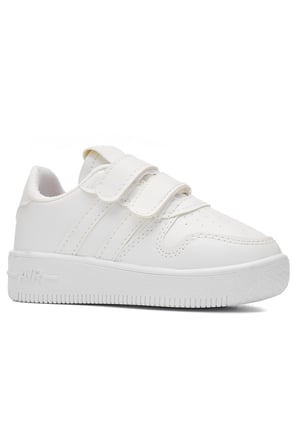 Günlük Kız Erkek Çocuk Spor Ayakkabı Sneaker Cırtlı Çift Şeritli Rahat Hafif  ZL001