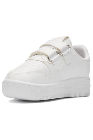 Günlük Kız Erkek Çocuk Spor Ayakkabı Sneaker Cırtlı Çift Şeritli Rahat Hafif  ZL001
