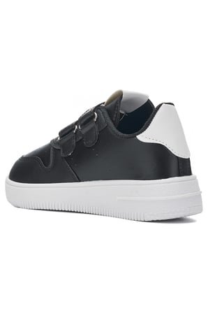 Günlük Kız Erkek Çocuk Spor Ayakkabı Sneaker Cırtlı Çift Şeritli Rahat Hafif  ZL001