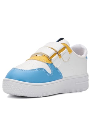 Günlük Kız Erkek Çocuk Spor Ayakkabı Sneaker Cırtlı Çift Şeritli Rahat Hafif  ZL001