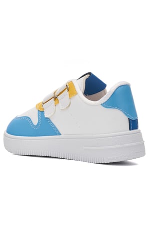 Günlük Kız Erkek Çocuk Spor Ayakkabı Sneaker Cırtlı Çift Şeritli Rahat Hafif  ZL001