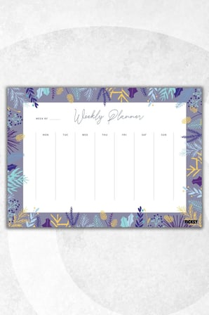 Haftalık Planlayıcı - A4 Ebat Yapılacaklar - 30 Yaprak - Weekly Planner