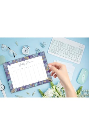 Haftalık Planlayıcı - A4 Ebat Yapılacaklar - 30 Yaprak - Weekly Planner