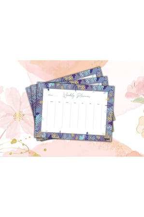 Haftalık Planlayıcı - A4 Ebat Yapılacaklar - 30 Yaprak - Weekly Planner