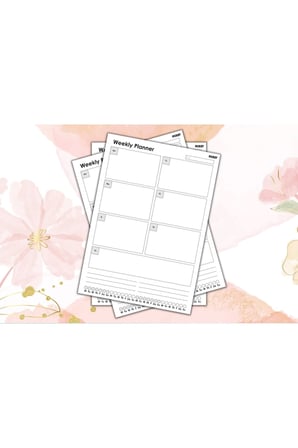 Haftalık Planlayıcı - A4 Ebat Yapılacaklar - 30 Yaprak - Weekly Planner