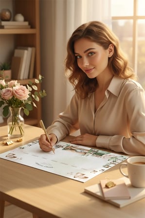 Haftalık Planlayıcı - A4 Ebat - Sevimli Kedi - 30 Yaprak - Weekly Planner