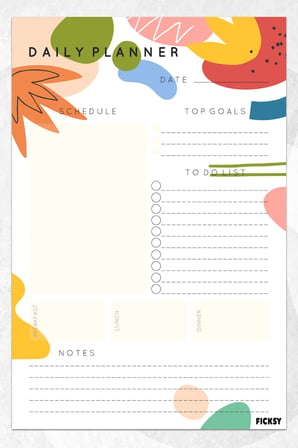 Günlük Planlayıcı - A4 Ebat Yapılacaklar - 30 Yaprak - Daily Planner