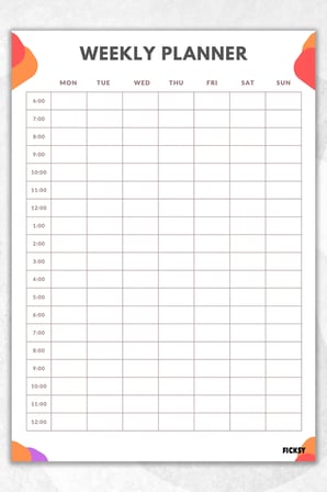 Haftalık Planlayıcı - A4 Ebat Yapılacaklar - 30 Yaprak - Weekly Planner