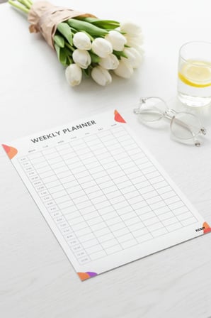 Haftalık Planlayıcı - A4 Ebat Yapılacaklar - 30 Yaprak - Weekly Planner