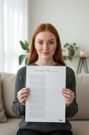 Haftalık Planlayıcı - A4 Ebat Yapılacaklar - 30 Yaprak - Weekly Planner
