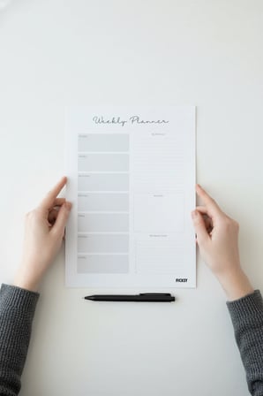 Haftalık Planlayıcı - A4 Ebat Yapılacaklar - 30 Yaprak - Weekly Planner