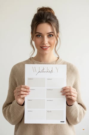 Haftalık Planlayıcı - A4 Ebat Yapılacaklar - 30 Yaprak - Weekly Planner