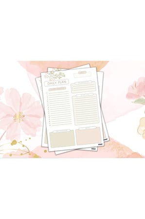 Günlük Planlayıcı - A4 Ebat Yapılacaklar - 30 Yaprak - Daily Planner