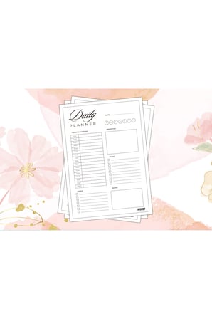 Günlük Planlayıcı - A4 Ebat Yapılacaklar - 30 Yaprak - Daily Planner
