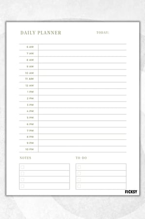 Günlük Planlayıcı - A4 Ebat Yapılacaklar - 30 Yaprak - Daily Planner