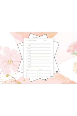 Günlük Planlayıcı - A4 Ebat Yapılacaklar - 30 Yaprak - Daily Planner