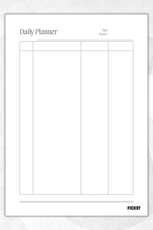 Günlük Planlayıcı - A4 Ebat Yapılacaklar - 30 Yaprak - Daily Planner