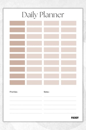 Günlük Planlayıcı - A4 Ebat Yapılacaklar - 30 Yaprak - Daily Planner