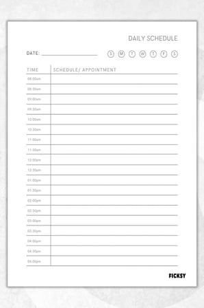 Günlük Planlayıcı - A4 Ebat Yapılacaklar - 30 Yaprak - Daily Planner