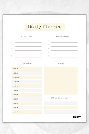 Günlük Planlayıcı - A4 Ebat Yapılacaklar - 30 Yaprak - Daily Planner