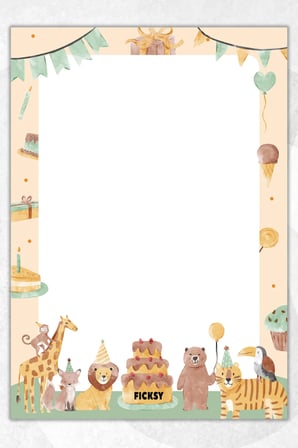 A5 Hayvanlar Bloknot Çizgisiz Defter - 50 Yaprak - Memopad - Notepad - Not Defteri - Not Kağıdı