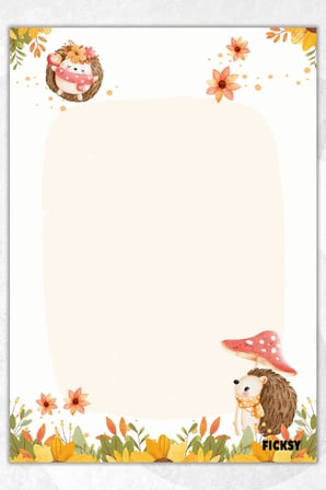 A5 Kirpi Bloknot Çizgisiz Defter - 50 Yaprak - Memopad - Notepad - Not Defteri - Not Kağıdı