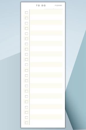 Yapılacaklar Listesi - 50 Sayfa - 29,7*10.5 cm - Sarı - To Do List - Checklist- Kontrol Listesi - Planlayıcı