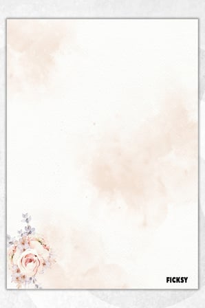 A5 Çiçek Bloknot Çizgisiz Defter - 50 Yaprak - Memopad - Notepad - Not Defteri - Not Kağıdı