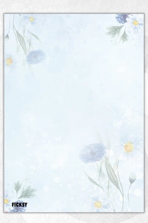 A5 Çiçek Bloknot Çizgisiz Defter - 50 Yaprak - Memopad - Notepad - Not Defteri - Not Kağıdı