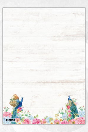 A5 Çiçek Bloknot Çizgisiz Defter - 50 Yaprak - Memopad - Notepad - Not Defteri - Not Kağıdı