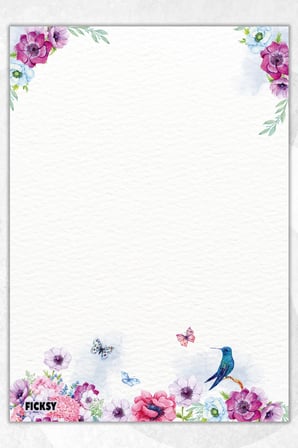 A5 Çiçek Bloknot Çizgisiz Defter - 50 Yaprak - Memopad - Notepad - Not Defteri - Not Kağıdı