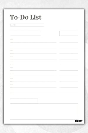 A5 To Do List - 50 Yaprak - Kontrol Listesi - Rutin Görev Takip Listesi - Günlük Haftalık Planlayıcı -Planner