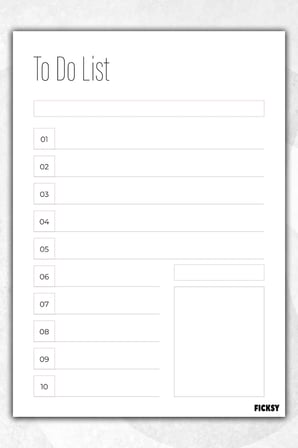 A5 To Do List - 50 Yaprak - Kontrol Listesi - Rutin Görev Takip Listesi - Günlük Haftalık Planlayıcı -Planner