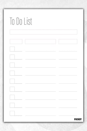 A5 To Do List - 50 Yaprak - Kontrol Listesi - Rutin Görev Takip Listesi - Günlük Haftalık Planlayıcı -Planner