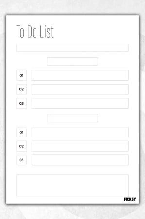 A5 To Do List - 50 Yaprak - Kontrol Listesi - Rutin Görev Takip Listesi - Günlük Haftalık Planlayıcı -Planner
