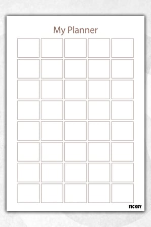 Zamansız Çok Amaçlı Günlük Haftalık Aylık Planlayıcı - A5 Ebat Yapılacaklar - 50 Yaprak - Planner