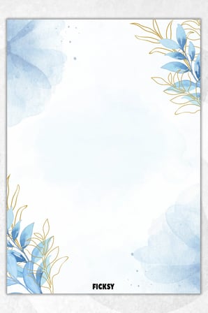 A5 Çiçek Bloknot Çizgisiz Defter - 50 Yaprak - Memopad - Notepad - Not Defteri - Not Kağıdı