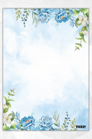 A5 Çiçek Bloknot Çizgisiz Defter - 50 Yaprak - Memopad - Notepad - Not Defteri - Not Kağıdı