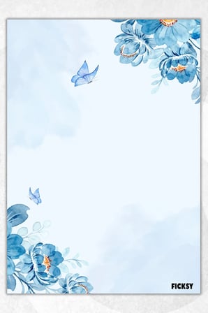 A5 Çiçek Bloknot Çizgisiz Defter - 50 Yaprak - Memopad - Notepad - Not Defteri - Not Kağıdı