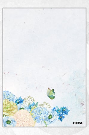 A5 Çiçek Bloknot Çizgisiz Defter - 50 Yaprak - Memopad - Notepad - Not Defteri - Not Kağıdı