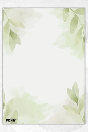 A5 Çiçek Bloknot Çizgisiz Defter - 50 Yaprak - Memopad - Notepad - Not Defteri - Not Kağıdı