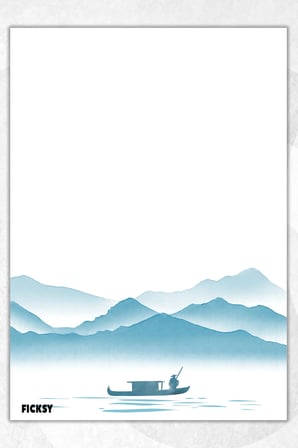 A5 Balıkçı Bloknot Çizgisiz Defter - 50 Yaprak - Memopad - Notepad - Not Defteri - Not Kağıdı