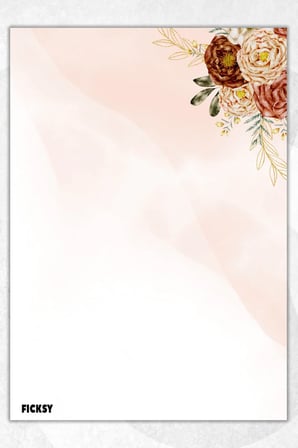 A5 Çiçek Bloknot Çizgisiz Defter - 50 Yaprak - Memopad - Notepad - Not Defteri - Not Kağıdı