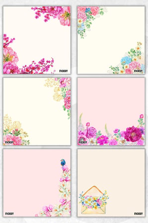Çiçek Bloknot - 9*9 cm Ebat- 50 Yaprak - Notepad - Memopad - Çizgisiz Not Kağıdı- To Do List