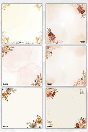 Çiçek Bloknot - 9*9 cm Ebat- 50 Yaprak - Notepad - Memopad - Çizgisiz Not Kağıdı- To Do List