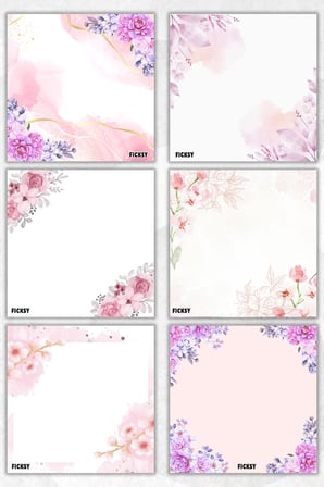 Çiçek Bloknot - 9*9 cm Ebat- 50 Yaprak - Notepad - Memopad - Çizgisiz Not Kağıdı- To Do List