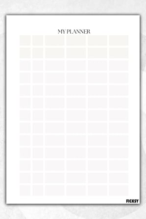 Zamansız Çok Amaçlı Günlük Haftalık Aylık Planlayıcı - A4 Ebat Yapılacaklar - 30 Yaprak - Planner