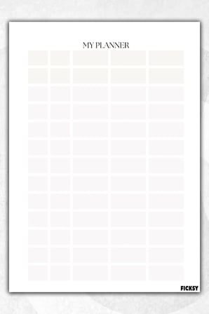 Zamansız Çok Amaçlı Günlük Haftalık Aylık Planlayıcı - A4 Ebat Yapılacaklar - 30 Yaprak - Planner