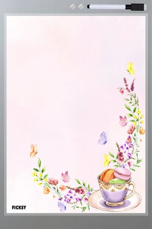 Yaz Sil Not Kagidi A4 Miknatisli Pvc Buzdolabi Notluk & Masaustu Planlayici Planner