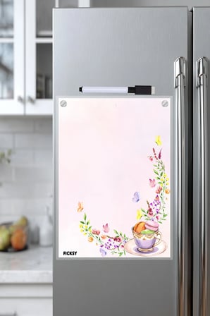 Yaz Sil Not Kagidi A4 Miknatisli Pvc Buzdolabi Notluk & Masaustu Planlayici Planner